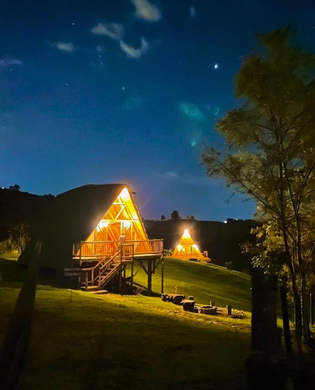 Glamping La Herradura Santa Rosa de Cabal Exterior foto